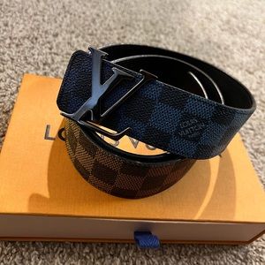 Louis Vuitton LV Initial Rainbow Damier Belt